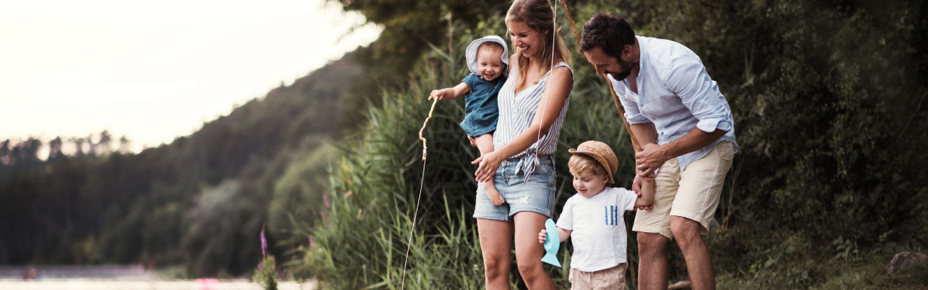 Family outside